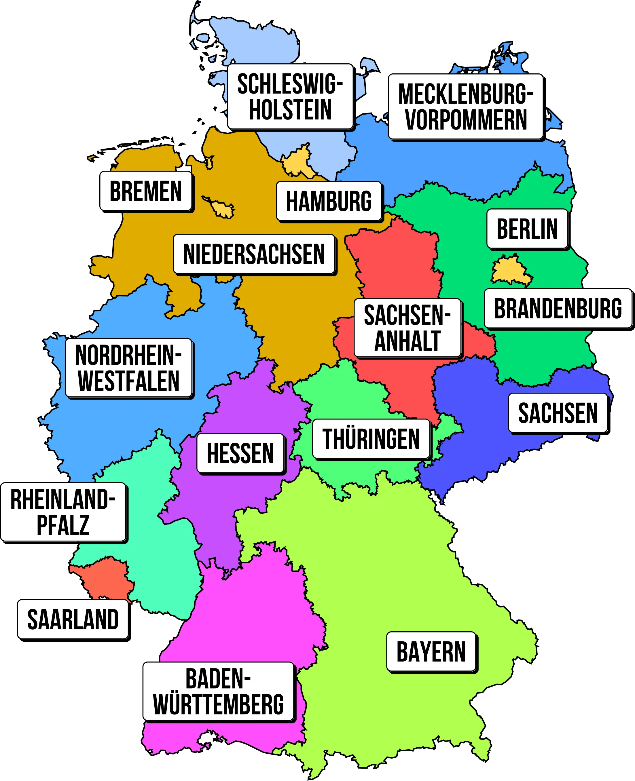 Deutschland Karte